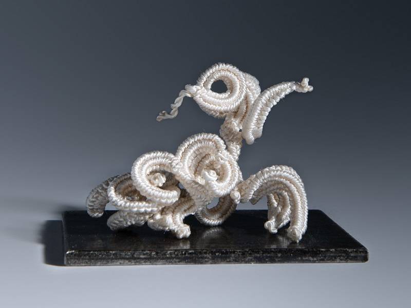 HALM Sabine Art textile Sculptures fibre oeuvre Cérianthe