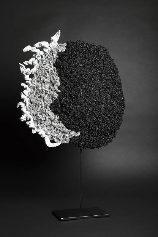 Sculpture fibre Sabine Halm Demi-jour