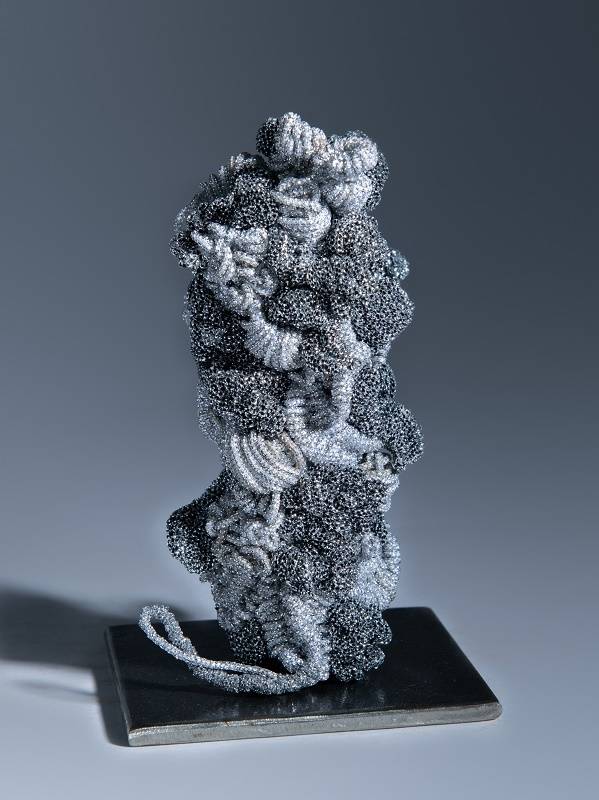 Textile sculptures Sabine Halm Oscar silver